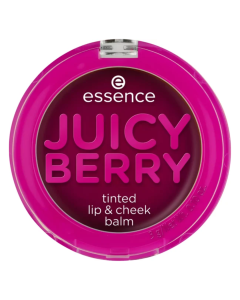 Balsam pentru buze si obraji Juicy Berry Tinted Violet, 3g, Essence
