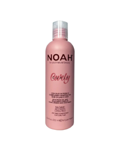 Balsam pentru par cret, cu efect anti-frizz, Curly, 250 ml, Noah 