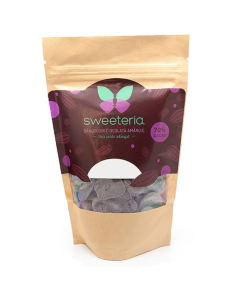 Banuti de ciocolata amaruie, 70% cacao, 250g, Sweeteria