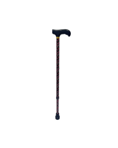 Baston reglabil din aluminiu, Floral Roz, JL920L