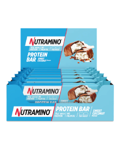Batoane proteice Coconut, 12 bucati, Nutramino 