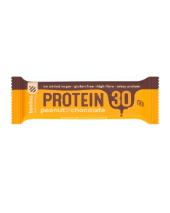 Baton proteic cu arahide si ciocolata, 50 g, Bombus