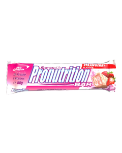 Baton proteic energizant cu aroma de capsuni, 55 g, Pro Nutrition