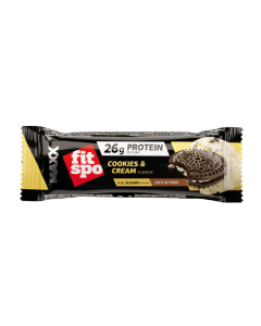 Baton proteic Maxx Cookies and Cream, 75g, FitSpo