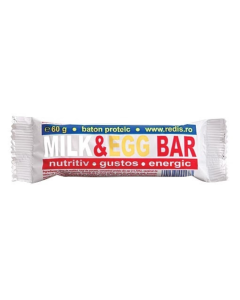 Baton proteic Milk and Egg 60g, Redis