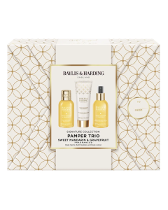 Set cadou pentru îngrijirea corpului Sweet Mandarin & Grapefruit, 3 piese, Baylis & Harding