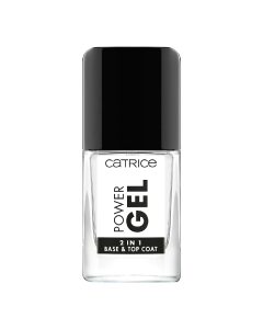Baza si top gel pentru unghii Power Gel 2in1, 10.5 ml, Catrice