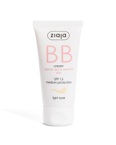 Crema BB cu SPF15 nuanta deschisa pentru ten normal uscat, 50 ml, Ziaja