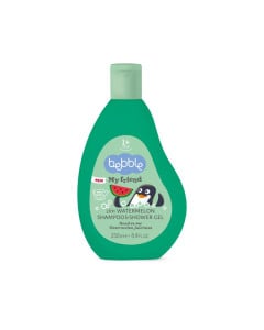 Sampon si gel de dus 2in1 My Friend, pepene verde, 250 ml, Bebble 