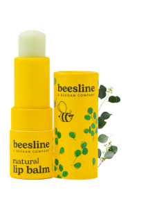 Balsam natural pentru buze Eucalipt si Menta, 4.5 g, Beesline