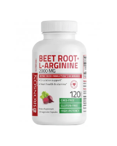 BeetRoot Extract Radacina Sfecla + L-arginine, 2000 mg, 120 capsule, Bronson Laboratories