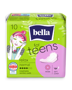 Absorbante igienice Teens Relax,10 bucati, Bella 