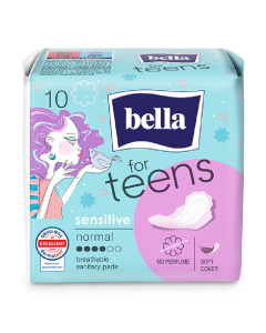 Absorbante igienice Teens Sensitive,10 bucati, Bella 