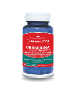 Berberina bio-activa, 30 capsule, Herbagetica