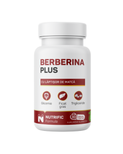 Berberina plus 500mg, 30 capsule vegetale, Nutrific