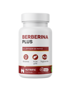 Berberina plus 500mg, 60 capsule vegetale, Nutrific