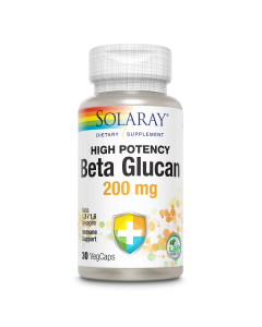 Beta Glucan 200mg Solaray, 30 capsule, Secom