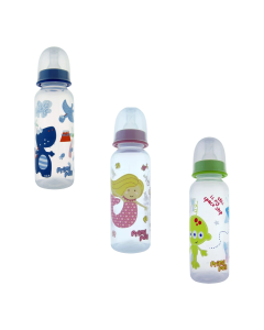 Biberon R0110, diverse culori, 250 ml, Primii Pasi