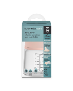 Biberon cu debit lent Zero, 180ml, Suavinex