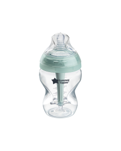Biberon cu autosterilizare Advanced Anti-colici Natural Start, 0 luni+, 260 ml, Tommee Tippee