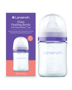 Biberon de sticla, 160 ml, Lansinoh