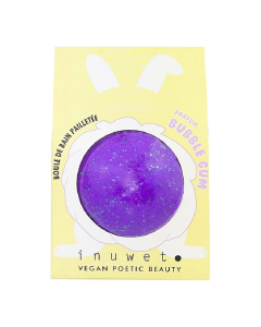 Bila de baie cu sclipici si parfum de Bubble gum, 120g, Inuwet