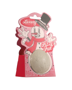 Bila de baie Fizzy Fun, Candy Canes, Cocoa & Vanilla Swirl, 150 g, The Luxury Bathing Company