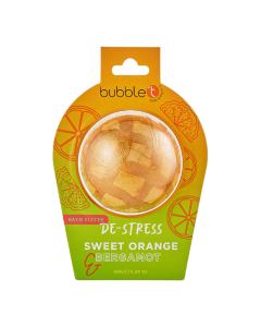 Bila efervescenta de baie pentru relaxare, Portocala Dulce & Bergamot, 150g, Bubble T