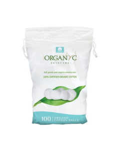 Bile de vata din bumbac organic 100 buc, Organyc