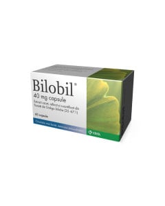 Bilobil forte 40 mg, 60 capsule, ajutor pentru memorie, concentrare