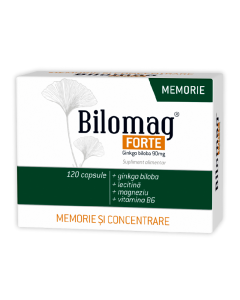 Bilomag forte memorie, 120 capsule, Zdrovit