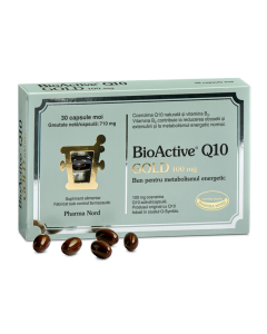 Bio Active Q10 Gold 100 mg, 30 capsule moi, Pharma Nord