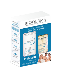 Bioderma Pachet Atoderm Intensiv Balsam, 500ml & Ulei de dus, 200ml