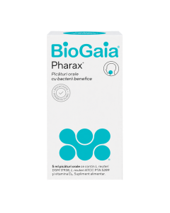 Picaturi orale probiotic Pharax D3, 5 ml, BioGaia