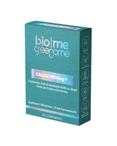 Calciu 1000mg, 30 comprimate, Biome