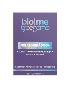 Melatonină 3mg+, 30 comprimate, Biome