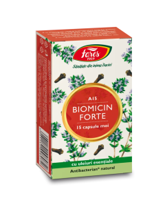 Biomicin Forte, 15 capsule moi, Fares
