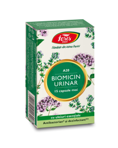 Biomicin urinar, 15 capsule, Fares