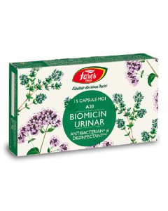 Biomicin urinar, A20, 15 capsule, Fares