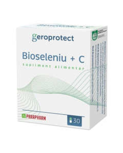 Bioseleniu + Vitamina C, 30 capsule, Parapharm