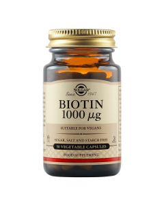 Biotin 1000mcg, 50 capsule, Solgar