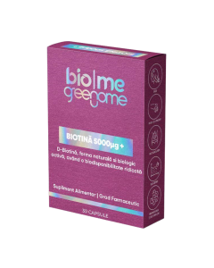 Biotina 5000mcg, 30 capsule, Biome