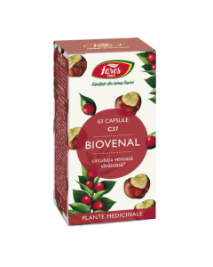 Biovenal, 63 capsule, Fares