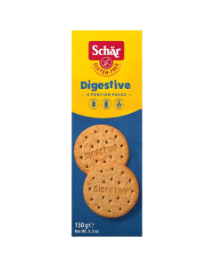Biscuiti digestivi fara gluten, 150 g, Schar