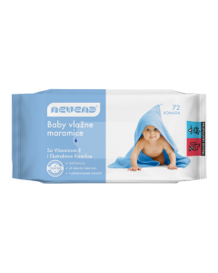 Servetele umede Baby Blue, 72 bucati, Nevena 