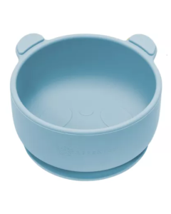 Bol din silicon Little Bear, 6 luni+, Aqua Blue, Appekids