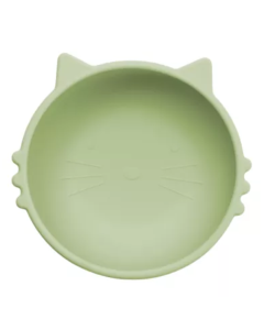Bol din silicon Kitty I, 6 luni+, Raw Green, Appekids
