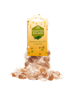 Bomboane fara zahar eucalipt, 70g, Apidava