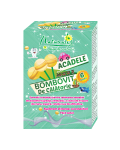 Acadele Bombovit de Calatorie, 6g, 6 acadele, Naturalis