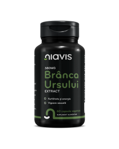 Branca Ursului Extract, 380 mg, 60 capsule, Niavis